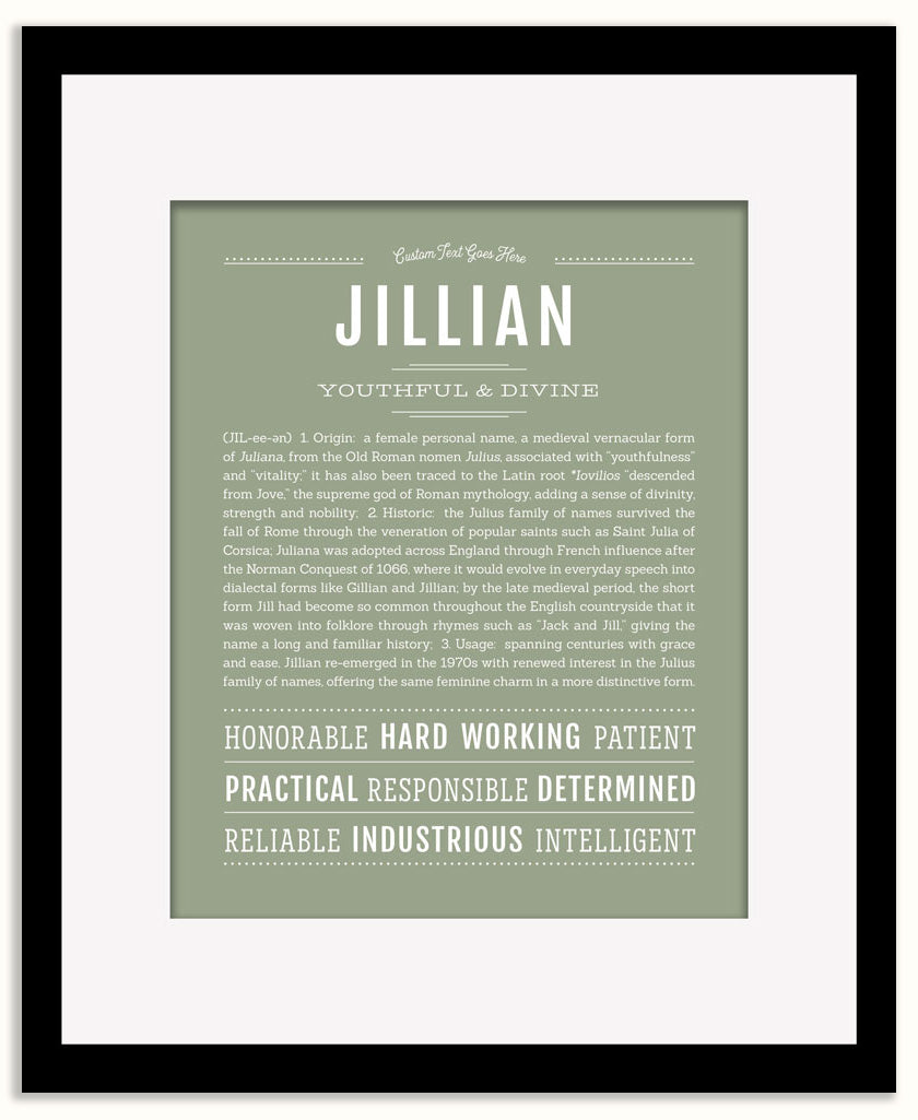 Jillian | Name Art Print