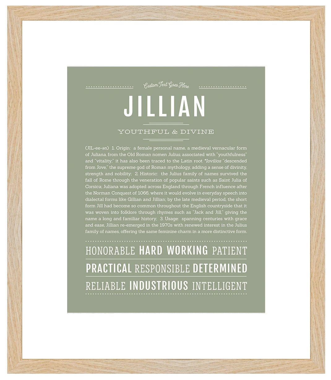 Jillian | Name Art Print