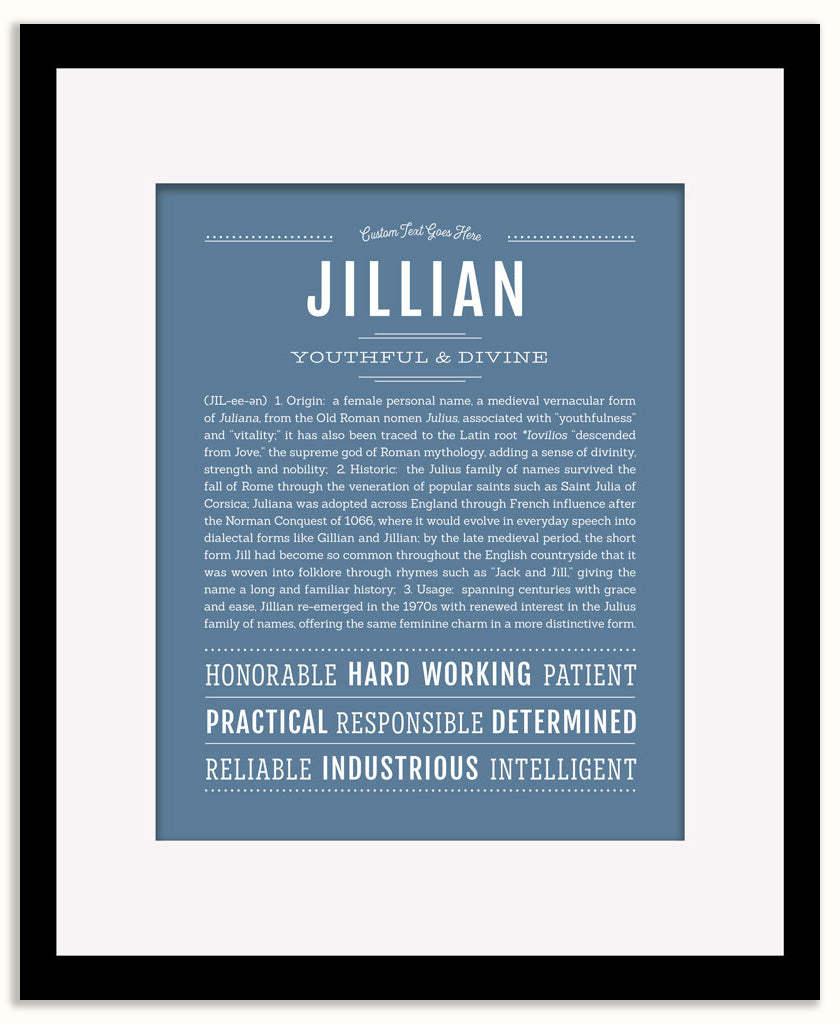 Jillian | Name Art Print