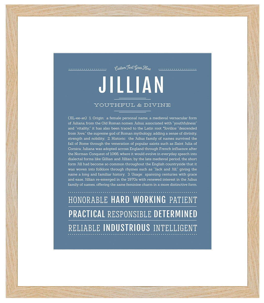 Jillian | Name Art Print