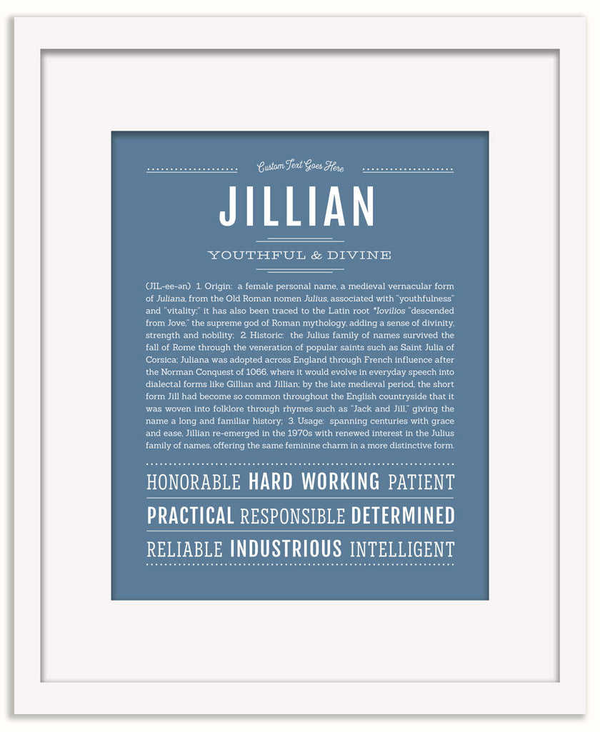 Jillian | Name Art Print