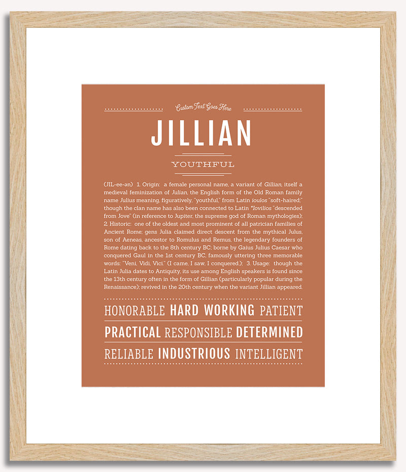 Jillian | Name Art Print