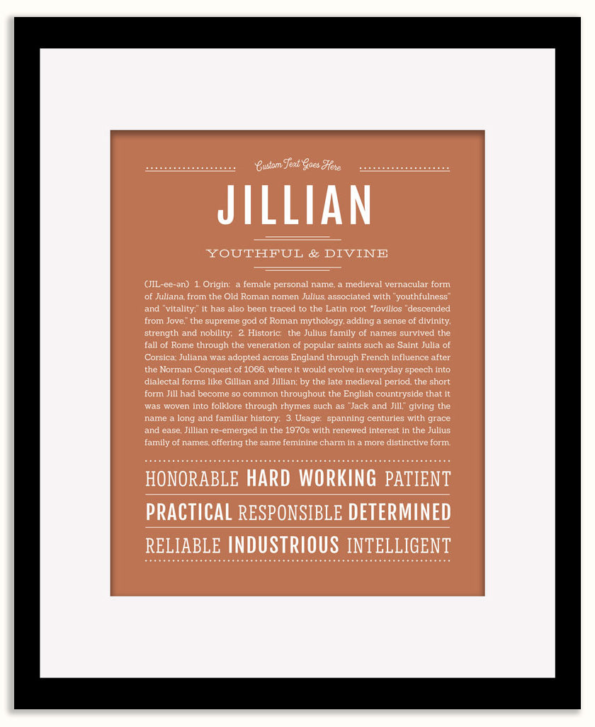 Jillian | Name Art Print