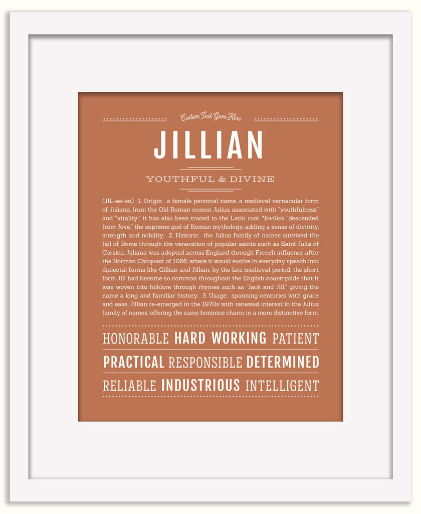 Jillian | Name Art Print