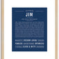 Jim | Name Art Print