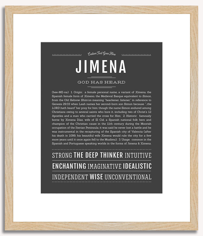 Jimena | Name Art Print