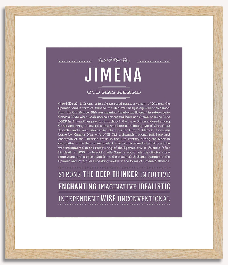 Jimena | Name Art Print