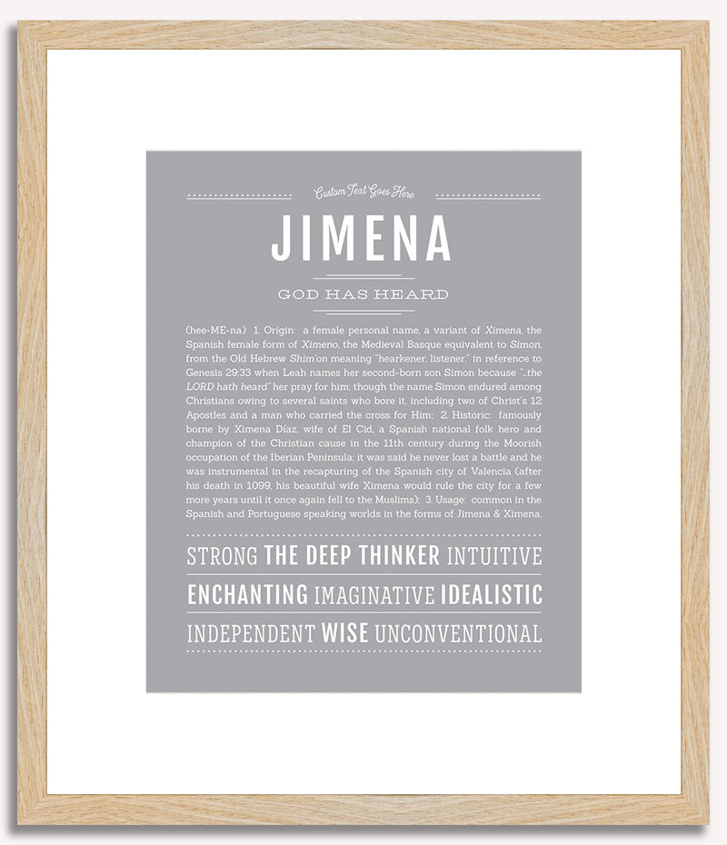 Jimena | Name Art Print