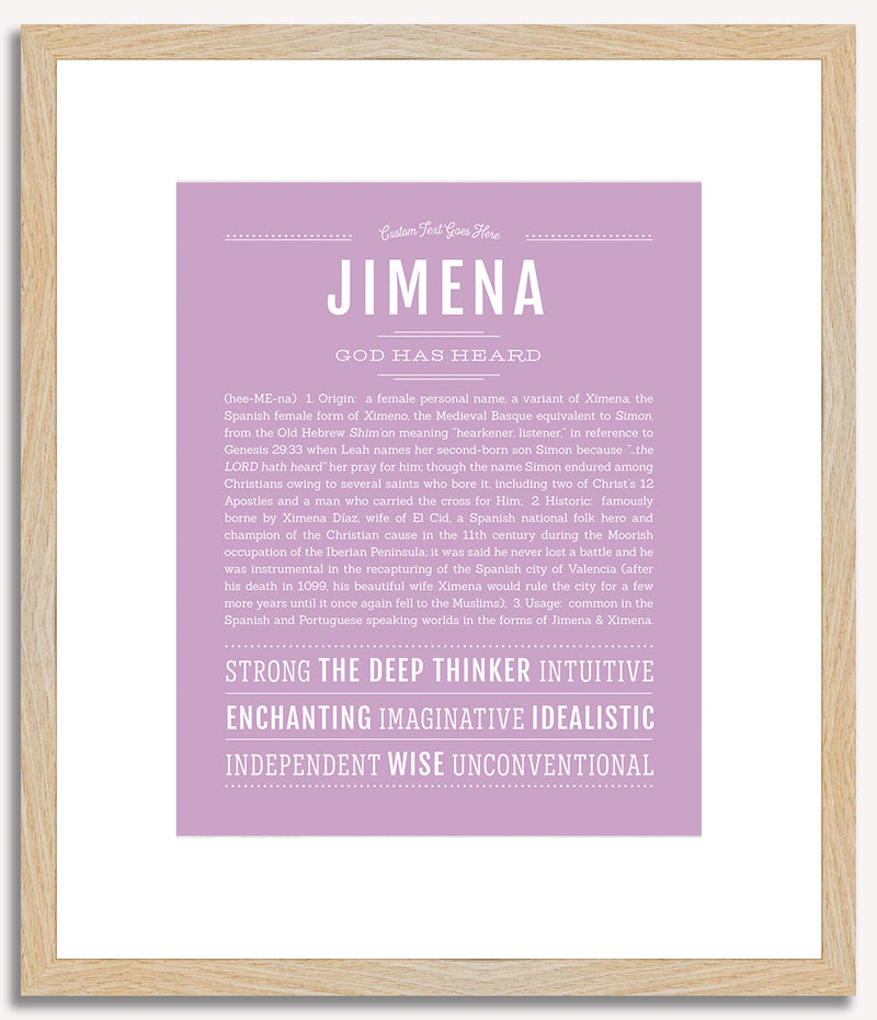 Jimena | Name Art Print