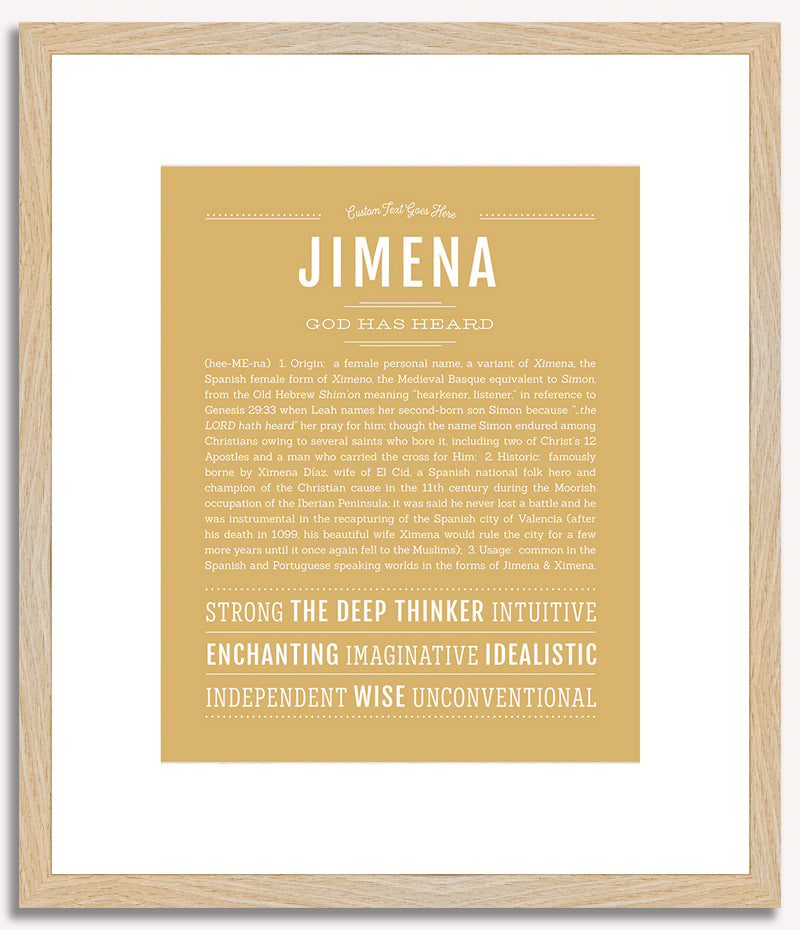 Jimena | Name Art Print