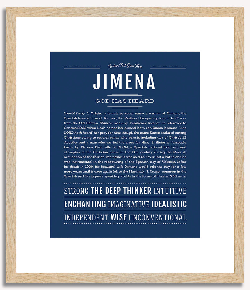 Jimena | Name Art Print