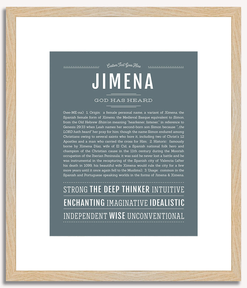 Jimena | Name Art Print