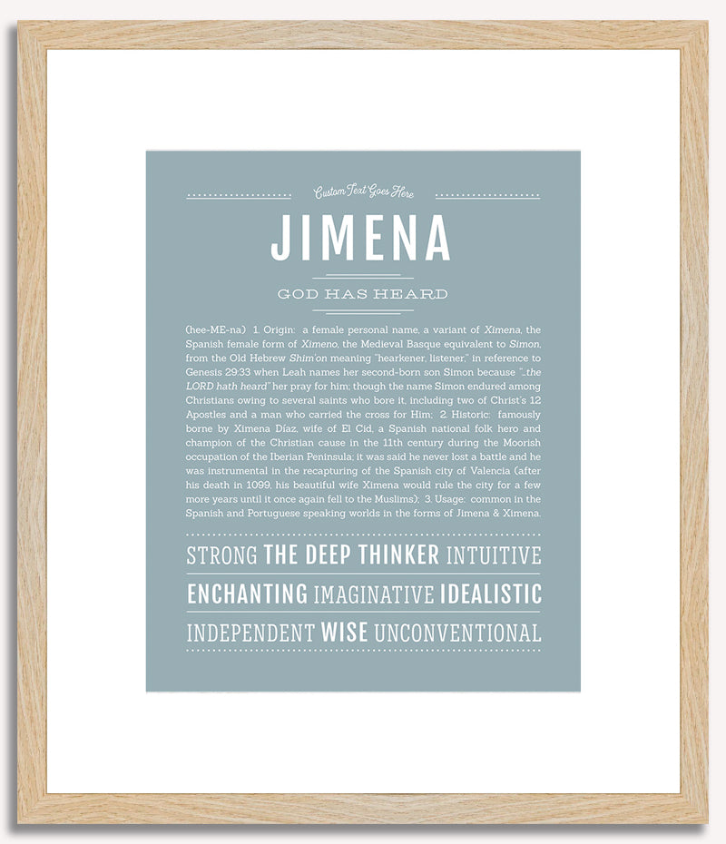 Jimena | Name Art Print