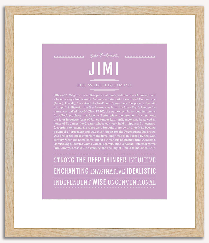 Jimi | Name Art Print