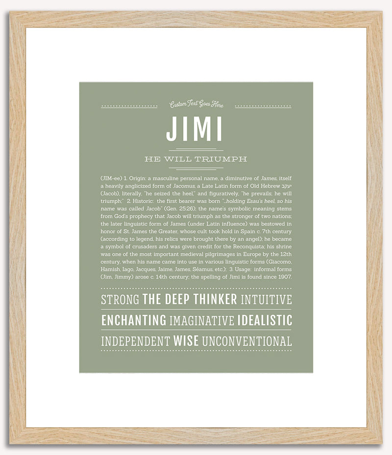 Jimi | Name Art Print