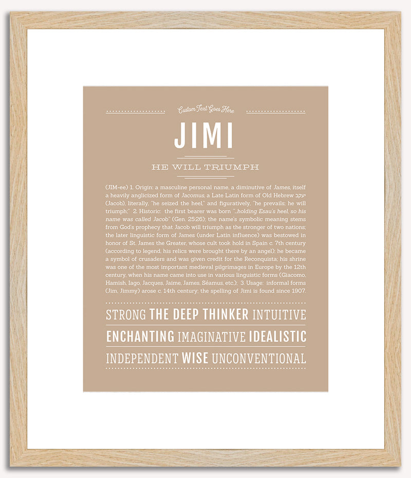 Jimi | Name Art Print