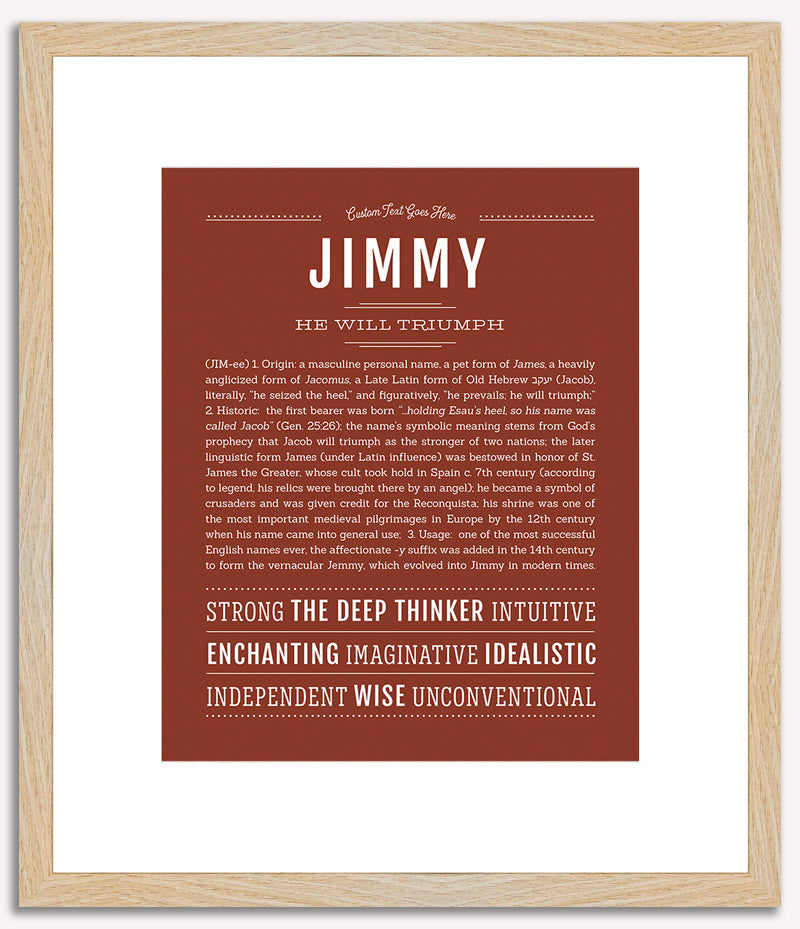 Jimmy | Name Art Print