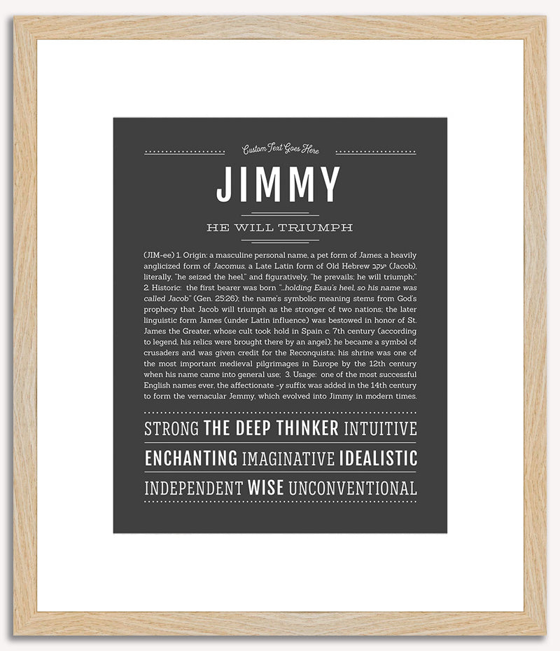 Jimmy | Name Art Print