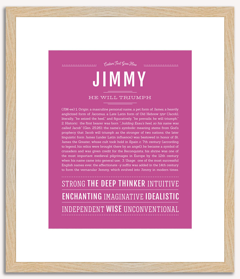 Jimmy | Name Art Print