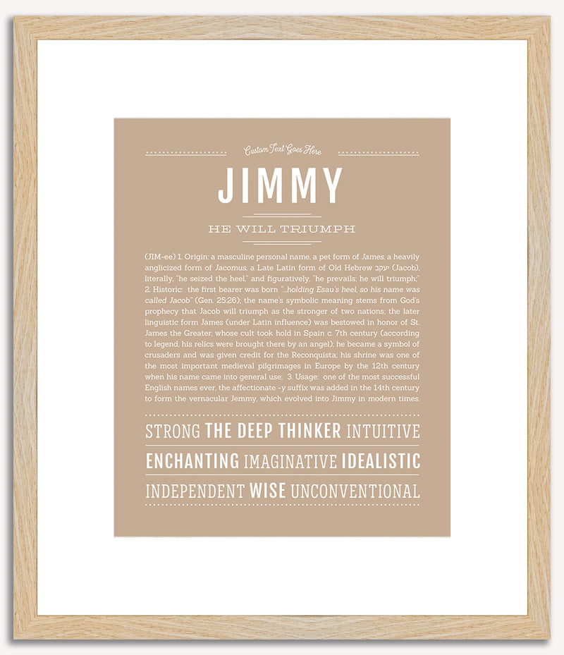 Jimmy | Name Art Print