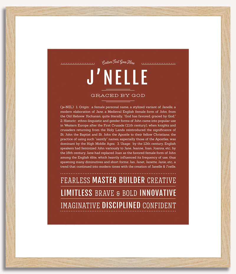 Jnelle | Name Art Print