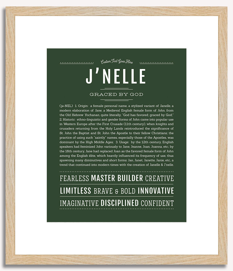 Jnelle | Name Art Print