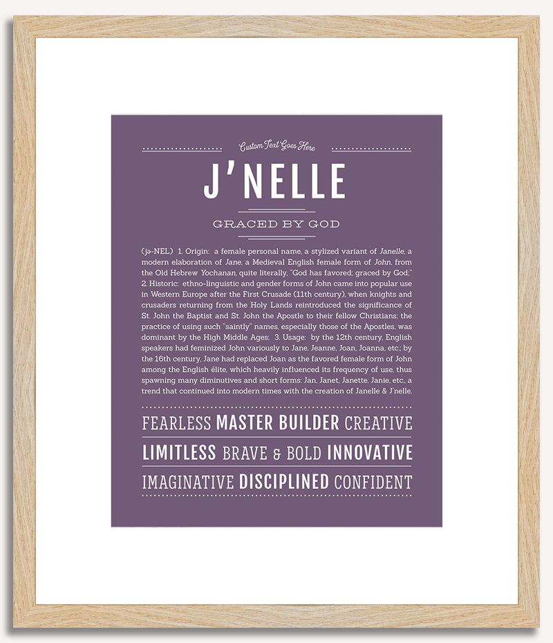 Jnelle | Name Art Print