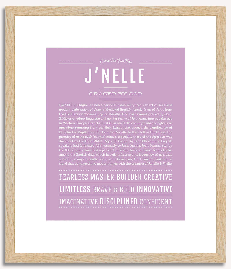 Jnelle | Name Art Print