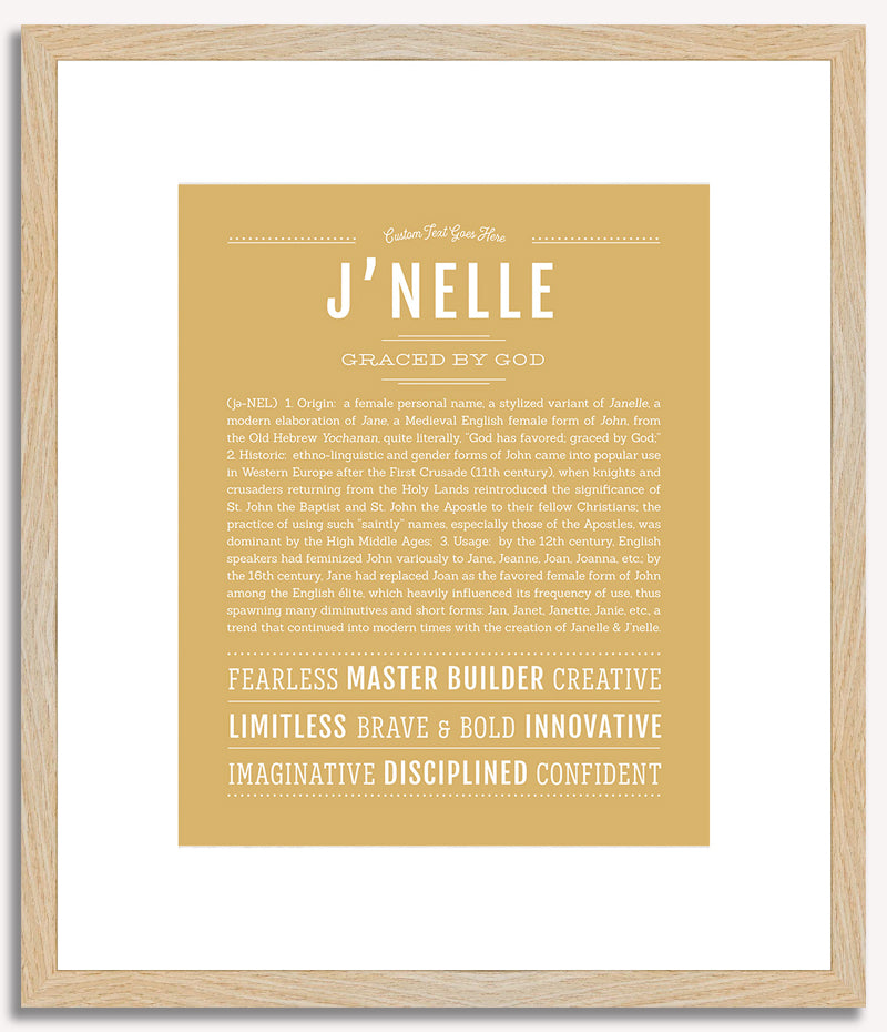 Jnelle | Name Art Print