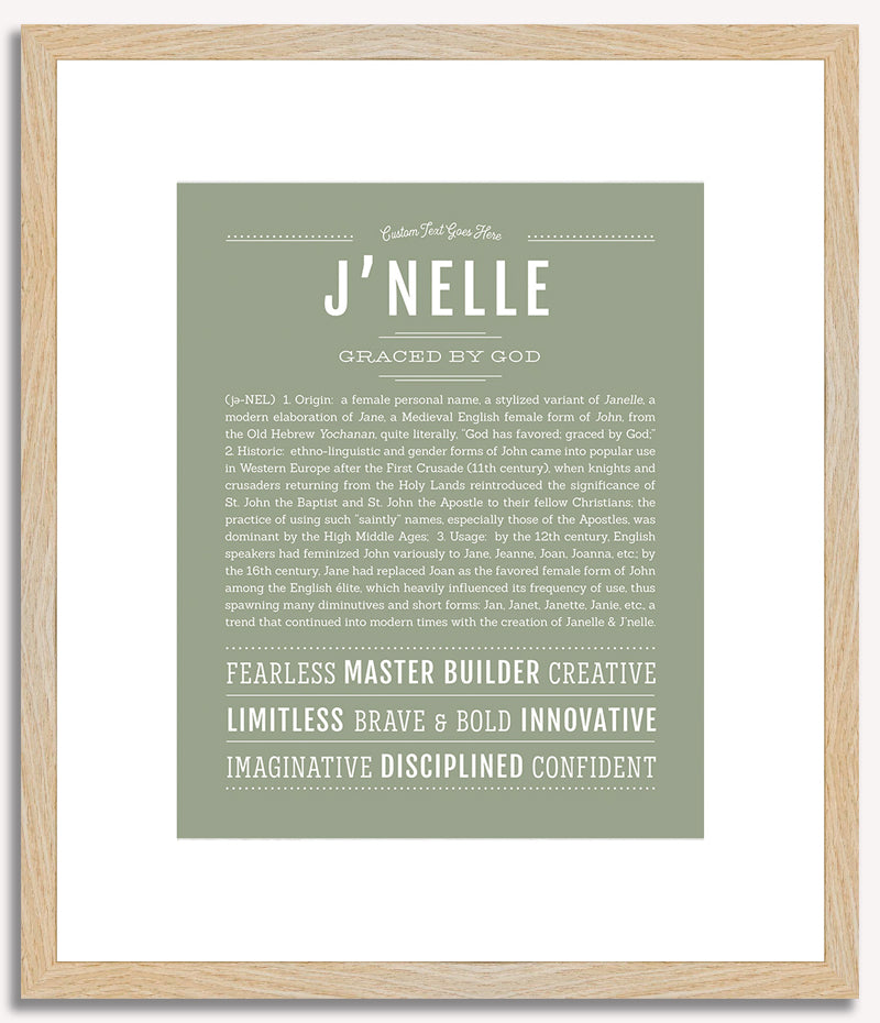 Jnelle | Name Art Print