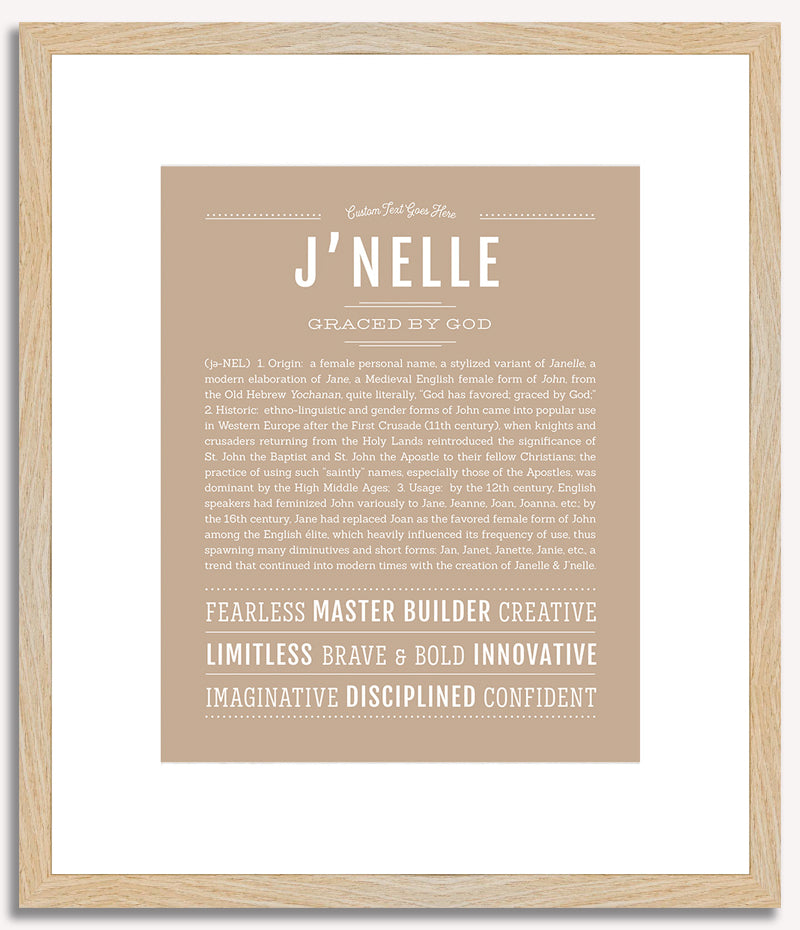 Jnelle | Name Art Print