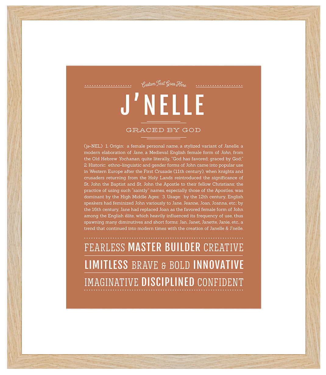 Jnelle | Name Art Print