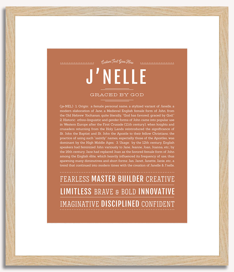 Jnelle | Name Art Print