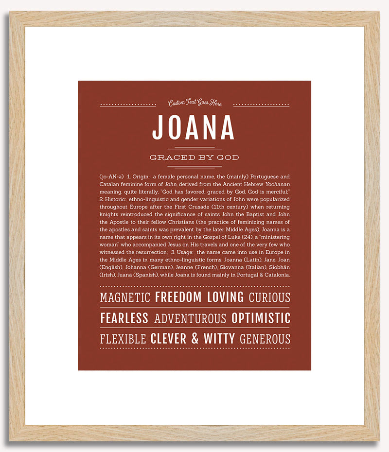 Joana | Name Art Print