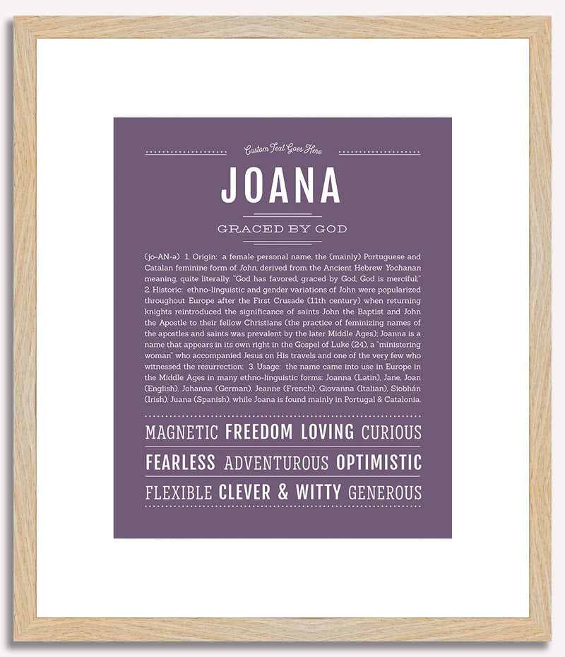 Joana | Name Art Print