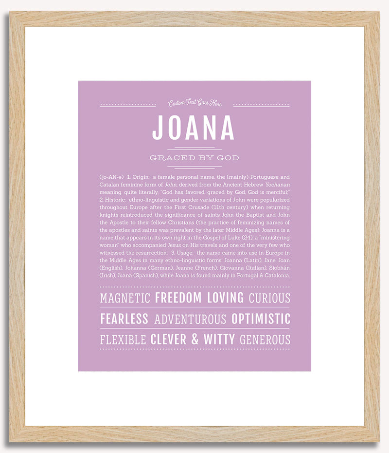 Joana | Name Art Print