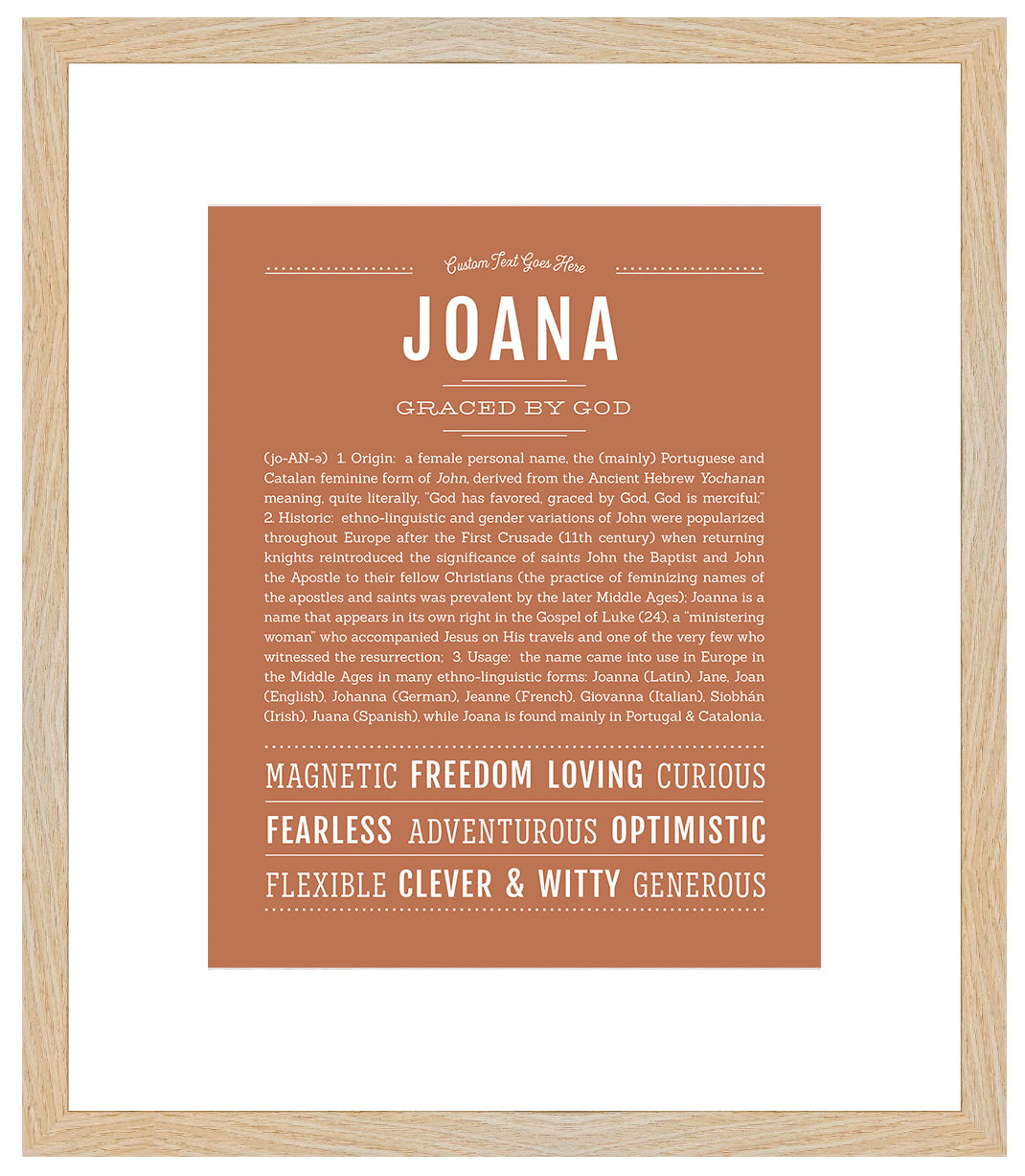 Joana | Name Art Print