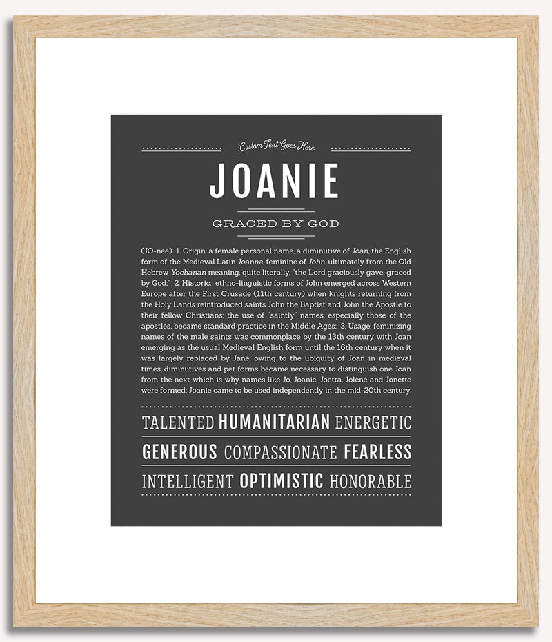 Joanie | Name Art Print