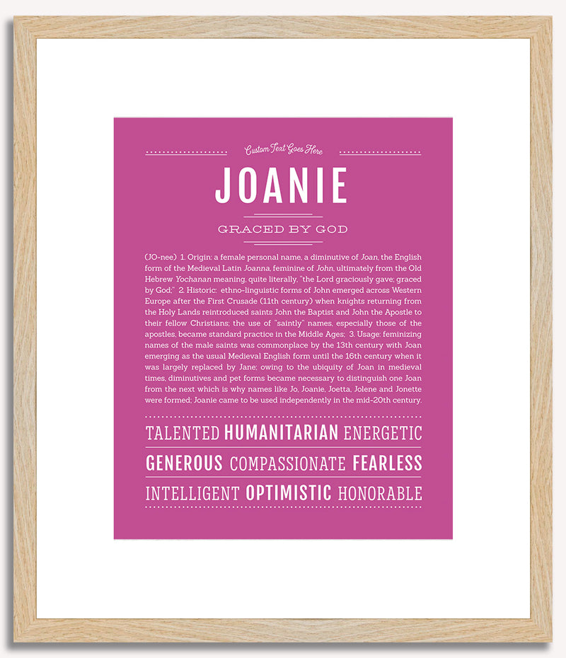 Joanie | Name Art Print