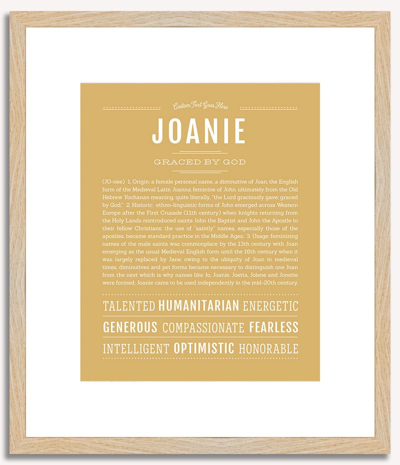 Joanie | Name Art Print