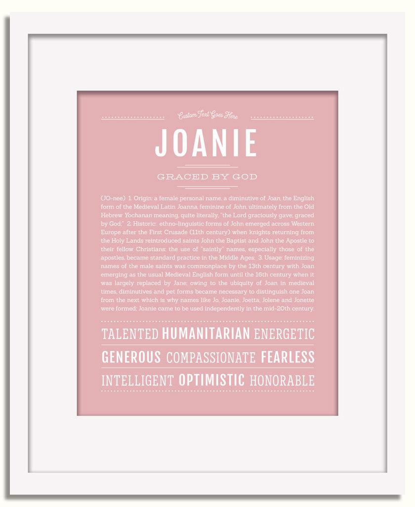 Frame Options | Dusty Rose | White Frame, Matted