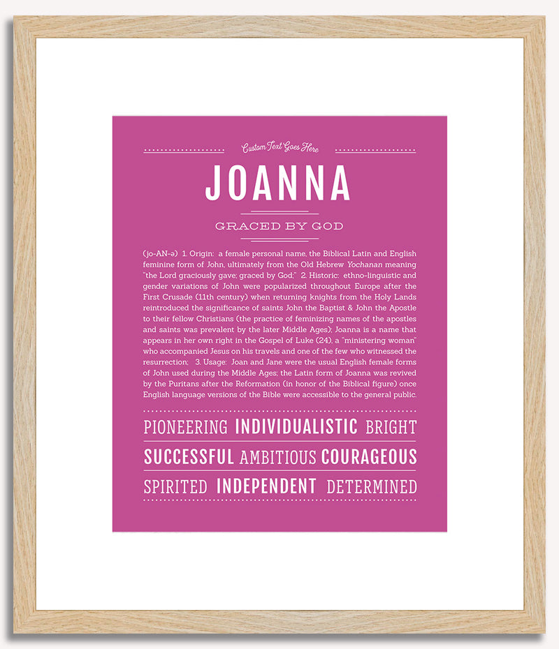 Joanna | Name Art Print