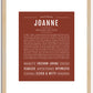 Joanne | Name Art Print