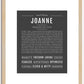 Joanne | Name Art Print