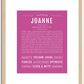 Joanne | Name Art Print