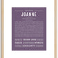 Joanne | Name Art Print