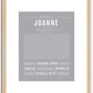 Joanne | Name Art Print