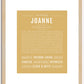 Joanne | Name Art Print