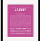 Frame Options | Dark Pink | Black Frame, Matted