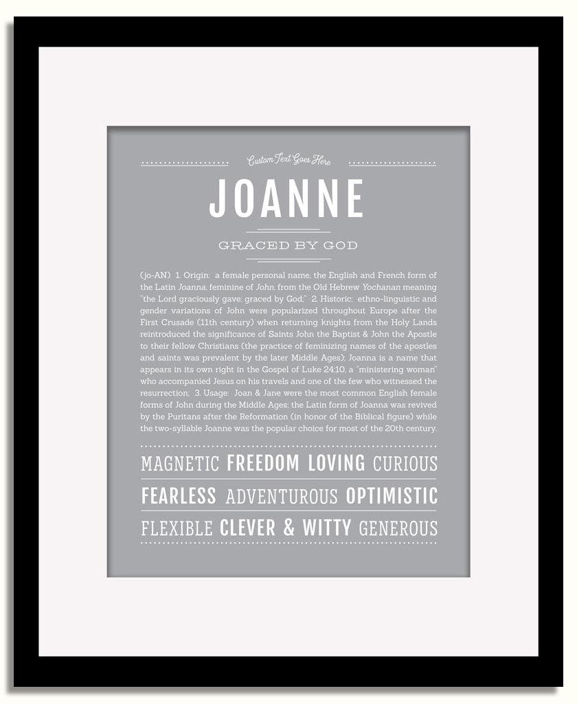 Frame Options | Sage | Black Frame, Matted